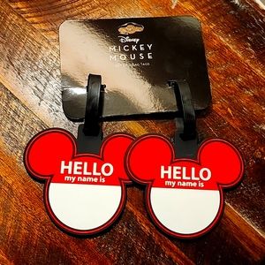 Mickey Mouse luggage tags